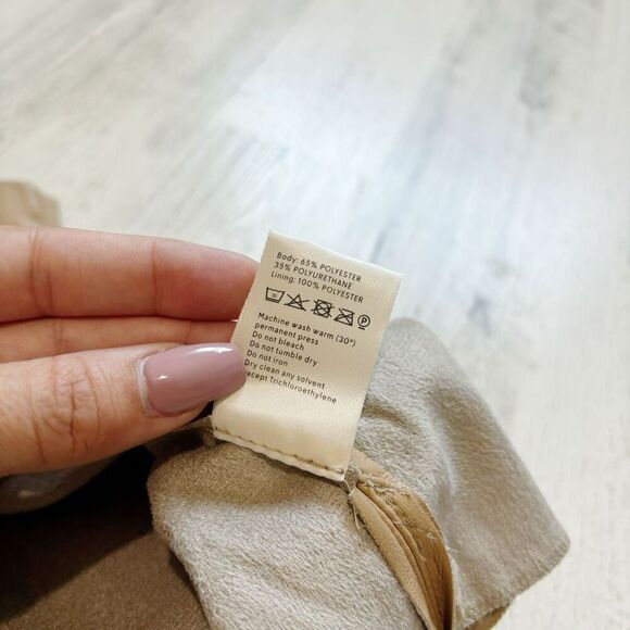 NANUSHKA Sora Vegan Leather Straight-leg Trousers in Camel Size M - Picture 8 of 9